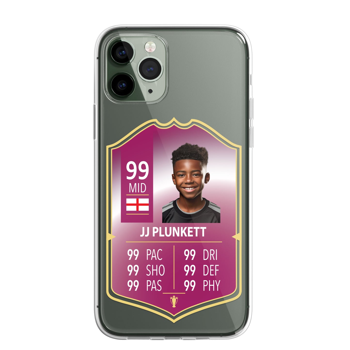 Personalised Phone Case Cover FIFA Card Style Football Gift TOTS Ultimate Team EA FC 24 Custom for iPhone 14 13 Pro Max Mini Plus