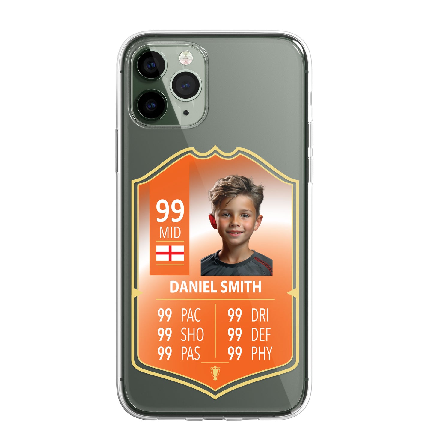 Personalised Phone Case Cover FIFA Card Style Football Gift TOTS Ultimate Team EA FC 24 Custom for iPhone 14 13 Pro Max Mini Plus