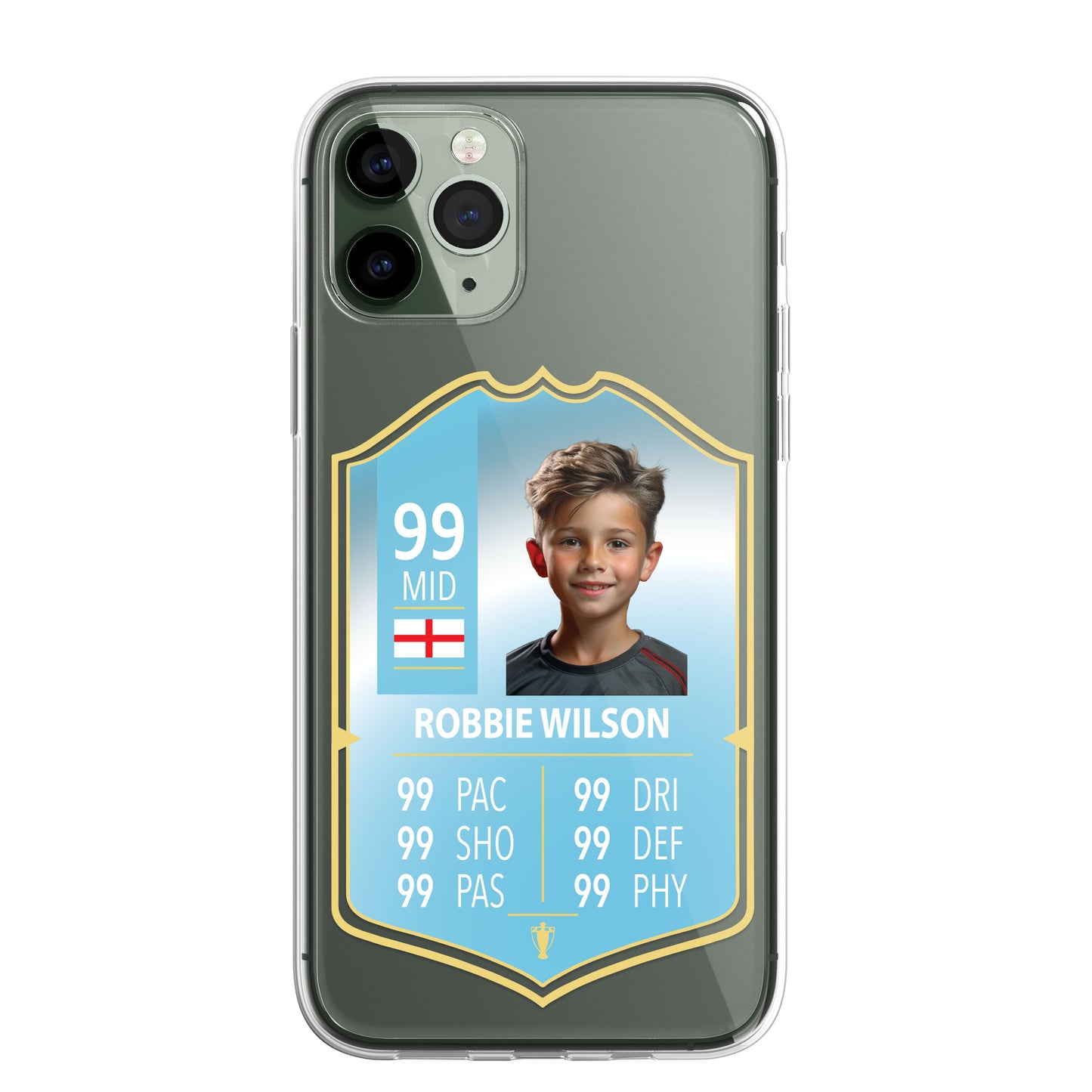 Personalised Phone Case Cover FIFA Card Style Football Gift TOTS Ultimate Team EA FC 24 Custom for iPhone 14 13 Pro Max Mini Plus