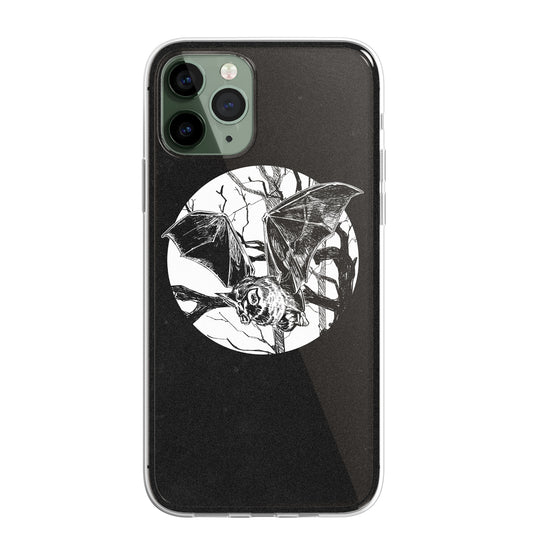 Daisy Mitchell @dibbuns Exclusive Bat Design Contemporary Artwork Phone Case CLEAR Silicone Phone Cover Case for iPhone 16 15 14 13 12 11