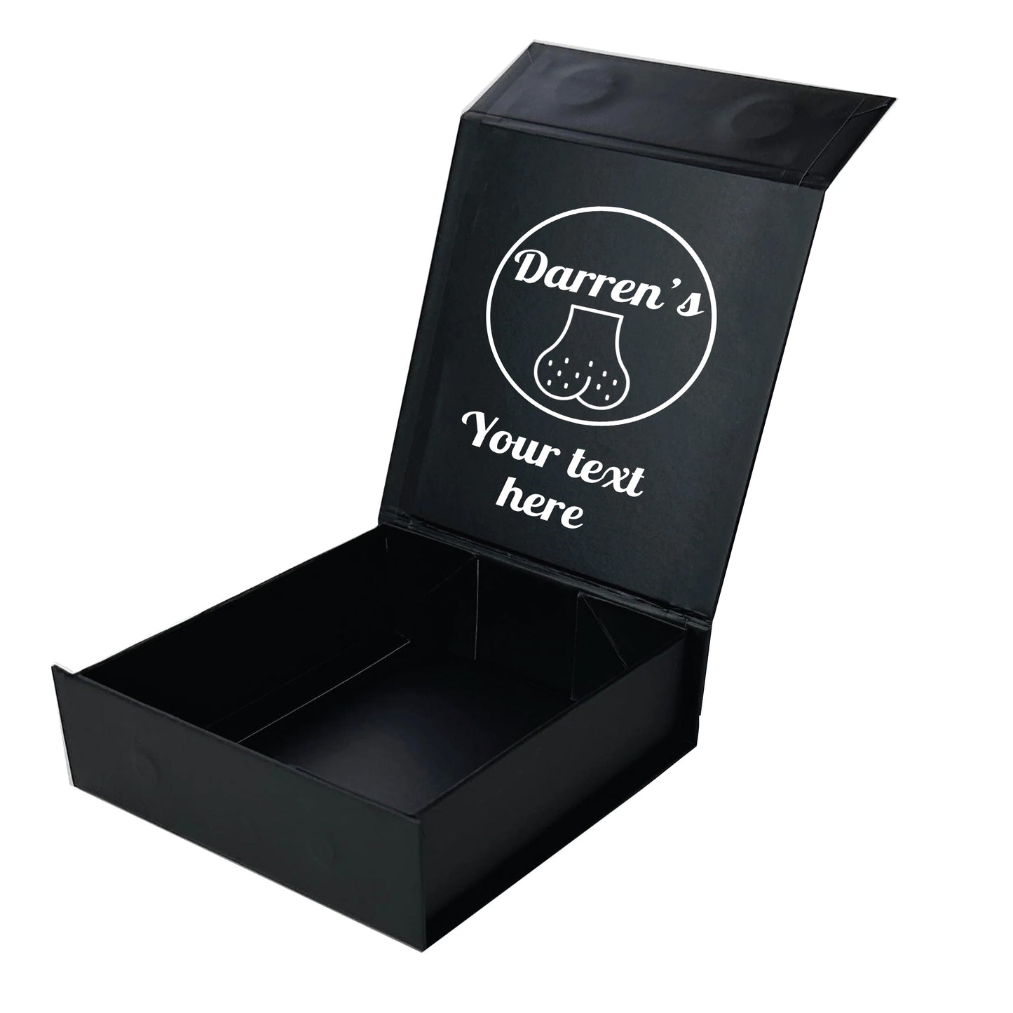 Personalised 9 Golf Ball Set in Customised Box - Joke Novelty "Custom Name's Balls!" with Branded Balls: Novelty Golfer's Gift, Father's Day, Birthday