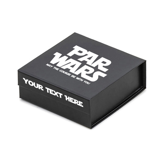 Star Wars Themed: Personalised Branded 9 Golf Ball Set in Customised Box - Par Wars Golfer's Gift, Father's Day, Wedding Favour, Birthday