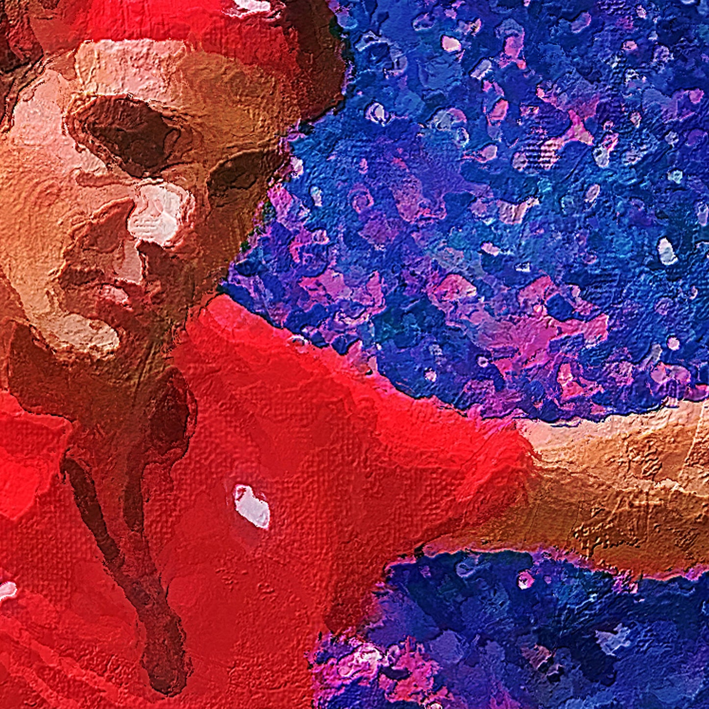 Limited Edition Roger Federer Portrait Oil Style Artwork Fine Art Print (Unframed) HALF PRICE OFFER
