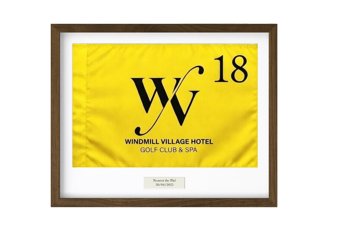 Personalised Golf Club Flag - The Windmill Village Golf Course
