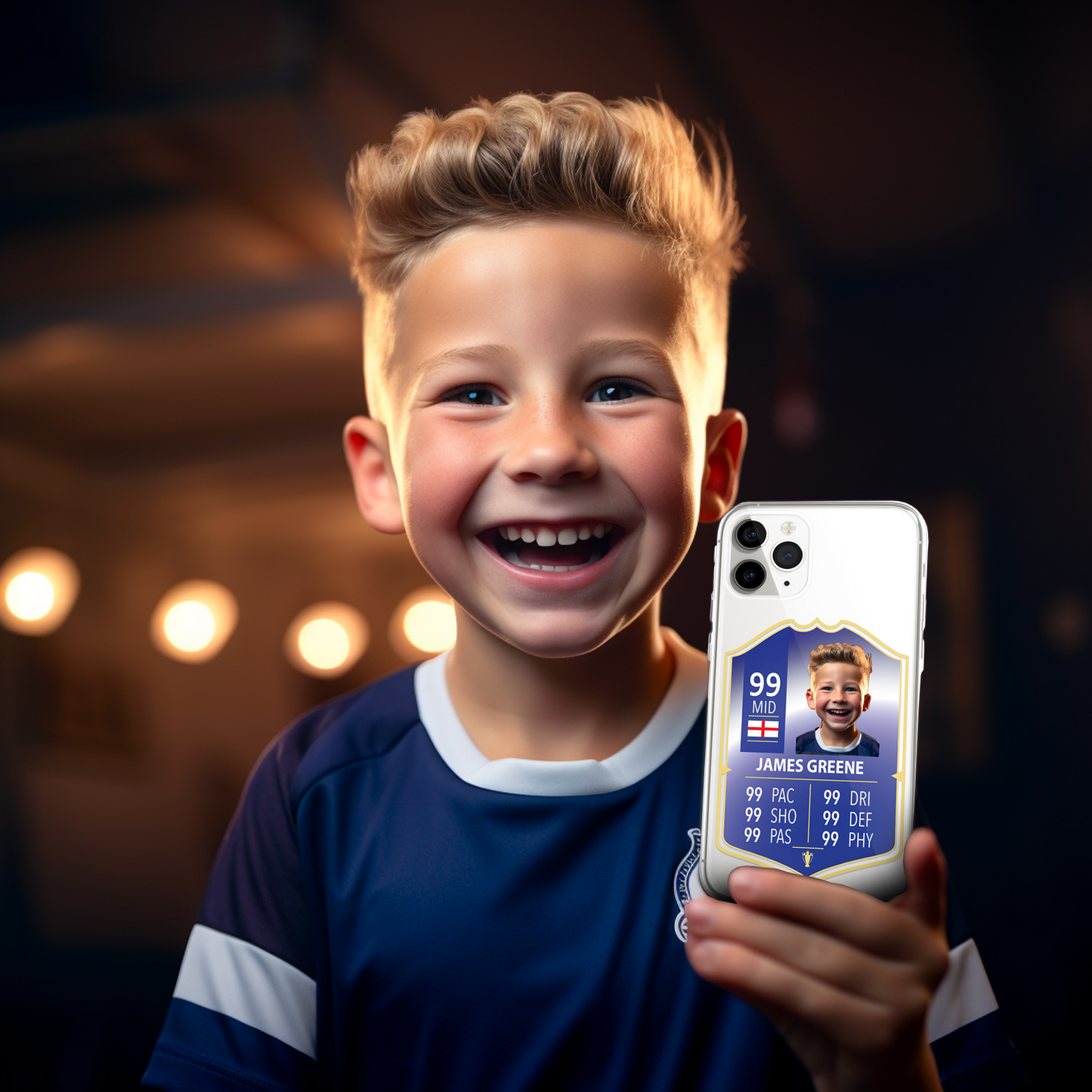 Personalised Phone Case Cover FIFA Card Style Football Gift TOTS Ultimate Team EA FC 24 Custom for iPhone 14 13 Pro Max Mini Plus