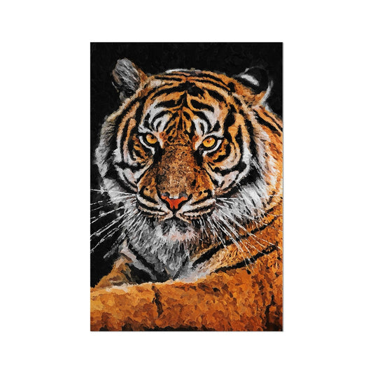 Tiger Oil Palette Print Fine Art Print