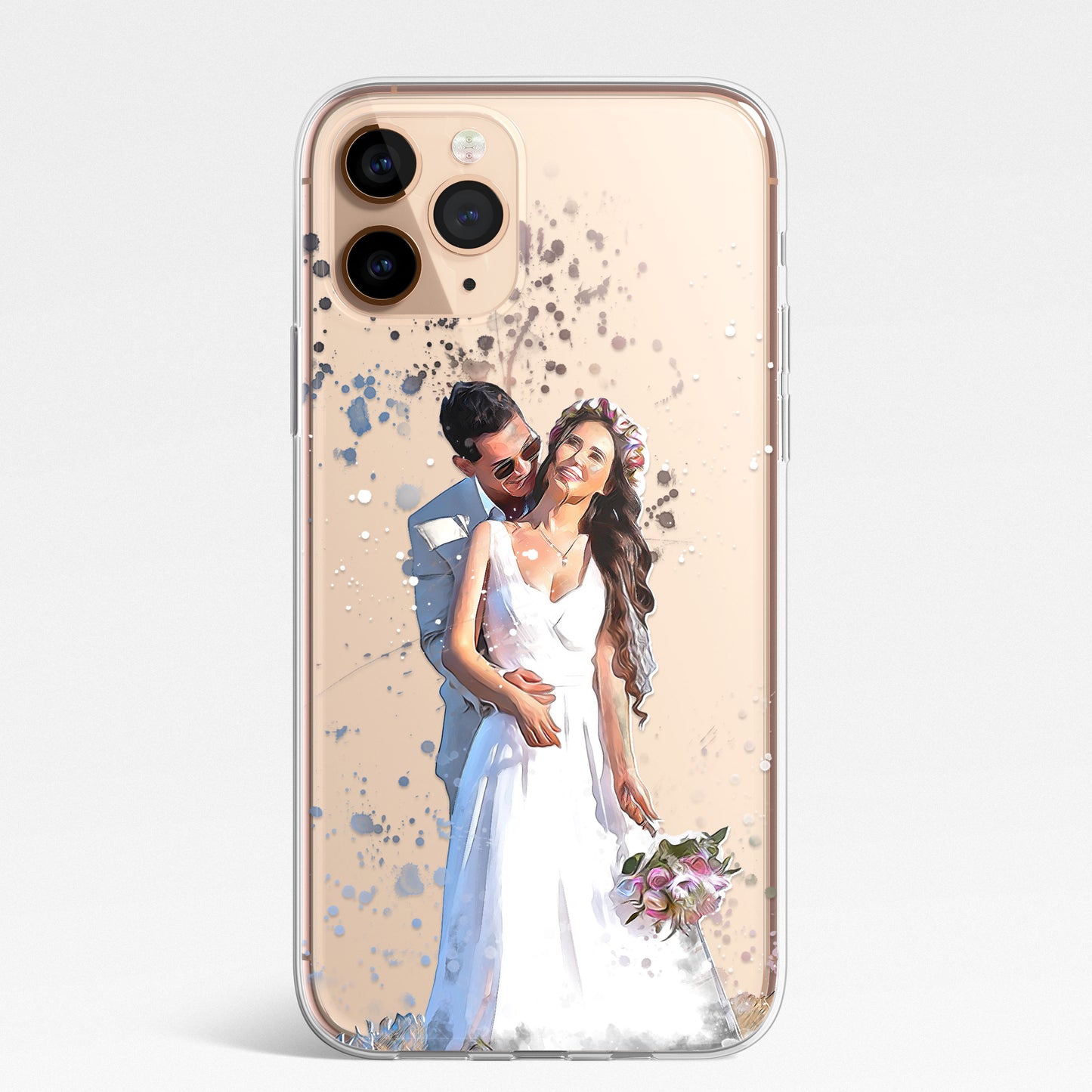 Personalised Custom Photo Portrait Phone Case Cover For iPhone 14 13 12 Samsung
