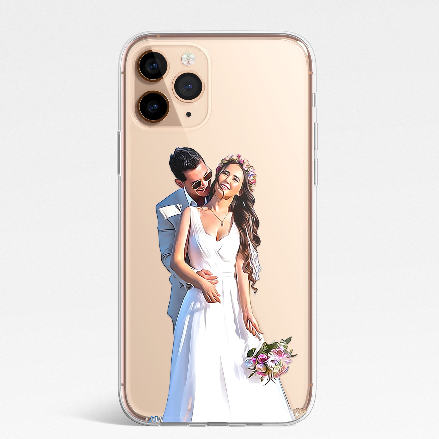 Personalised Custom Photo Portrait Phone Case Cover For iPhone 14 13 12 Samsung