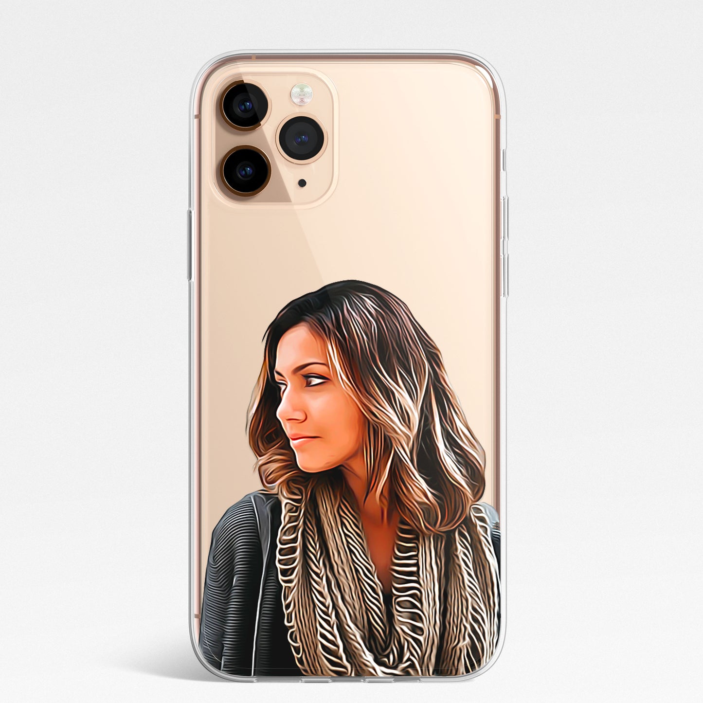 Personalised Custom Photo Portrait Phone Case Cover For iPhone 14 13 12 Samsung