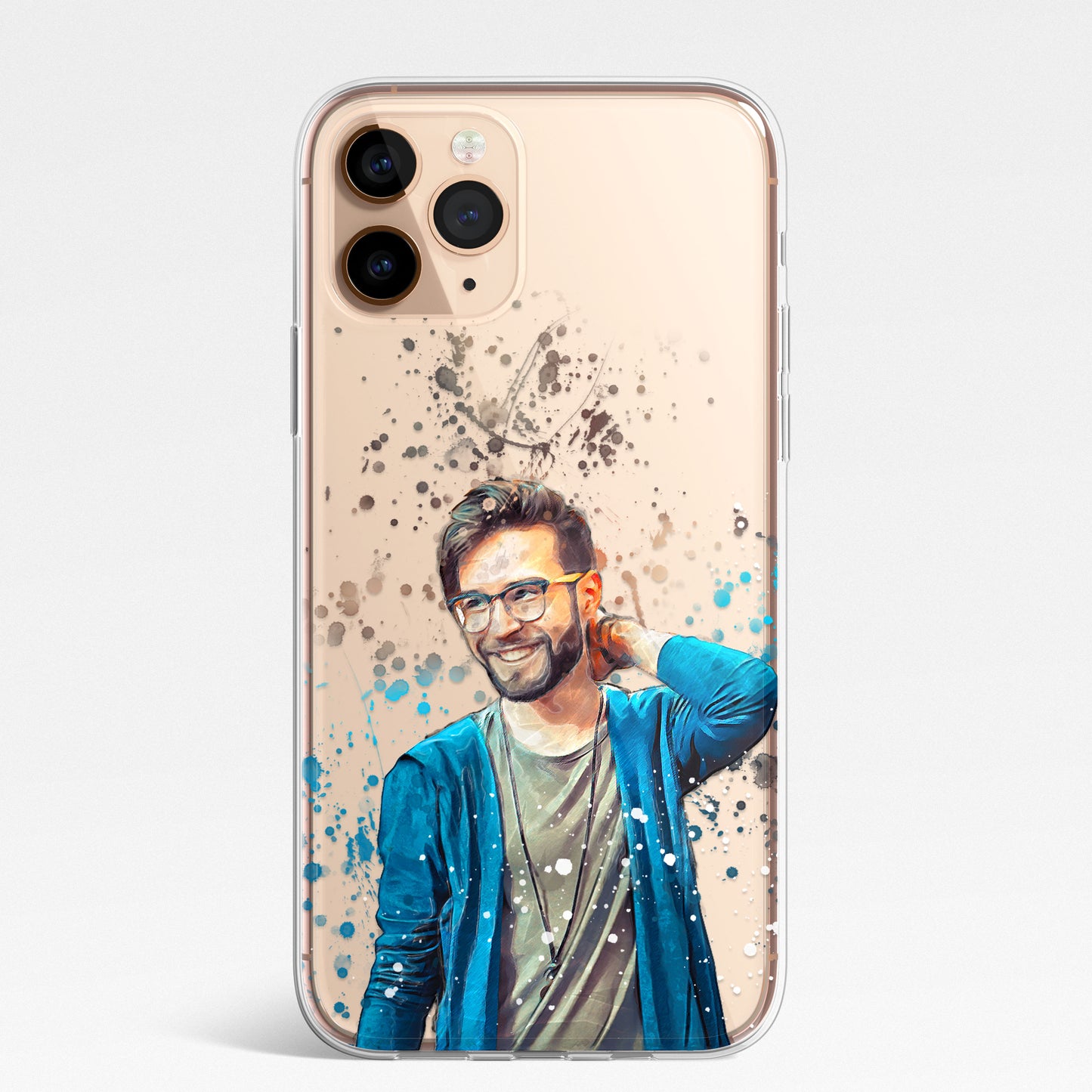 Personalised Custom Photo Portrait Phone Case Cover For iPhone 14 13 12 Samsung