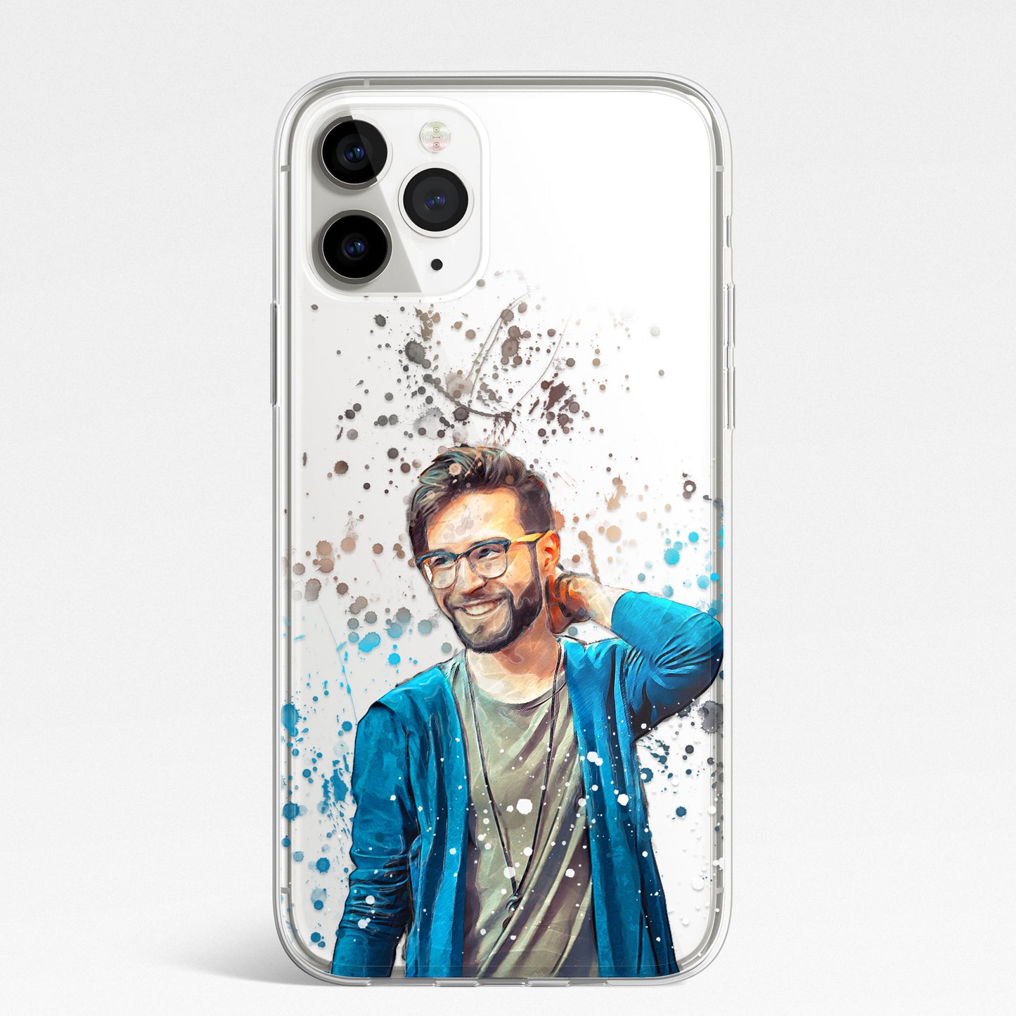 Personalised Custom Photo Portrait Phone Case Cover For iPhone 14 13 12 Samsung