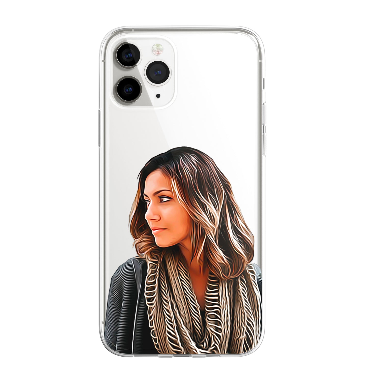 Personalised Custom Photo Portrait Phone Case Cover For iPhone 14 13 12 Samsung