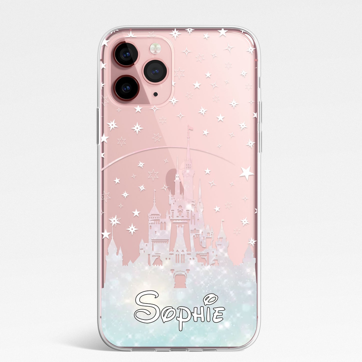 Personalised Cartoon Movie Style Art Castle CLEAR Phone Cover Case for iPhone