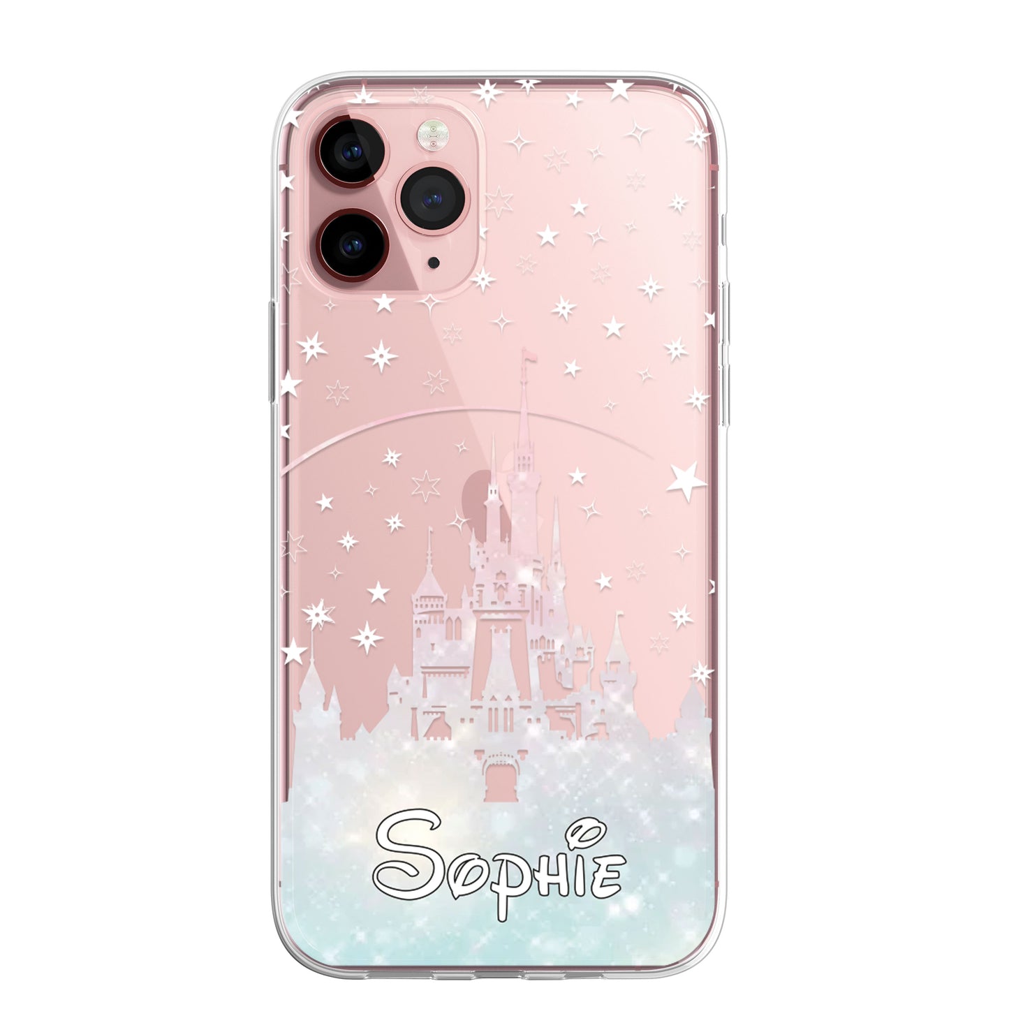Personalised Cartoon Movie Style Art Castle CLEAR Phone Cover Case for iPhone