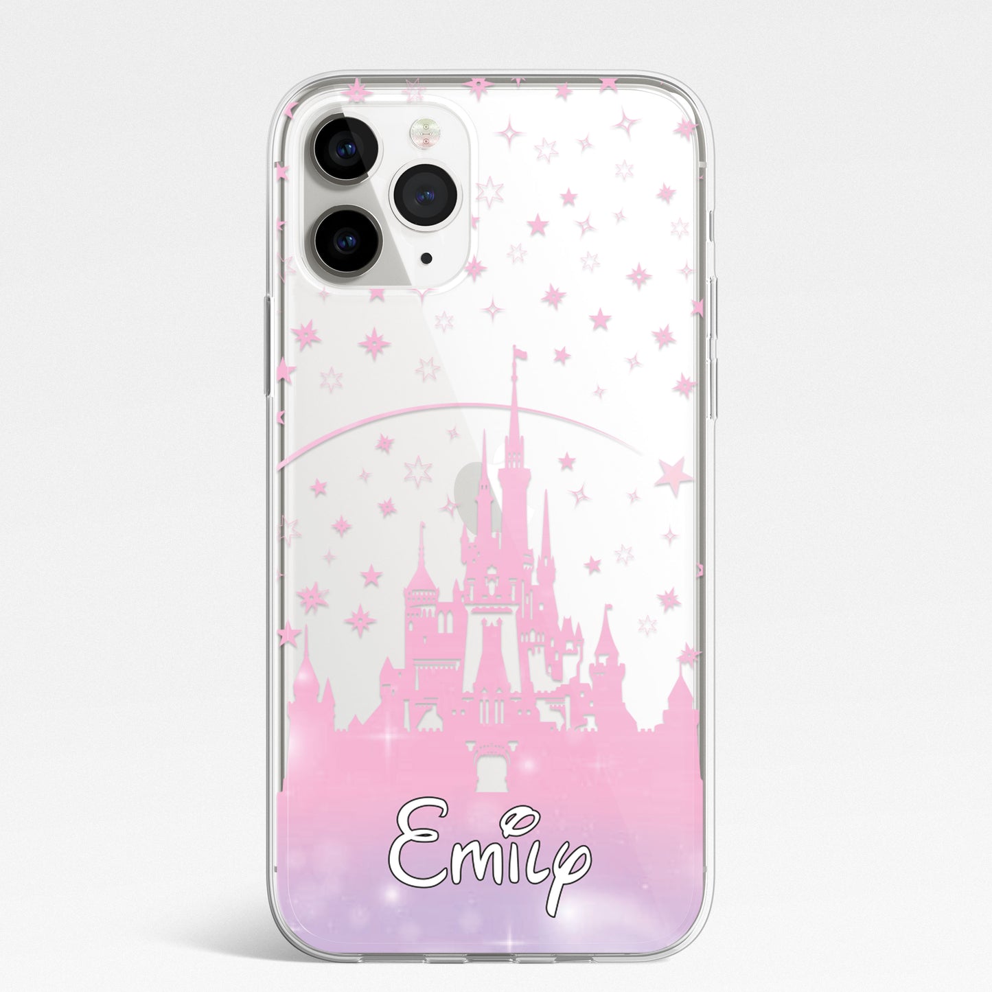 Personalised Cartoon Movie Style Art Castle CLEAR Phone Cover Case for iPhone