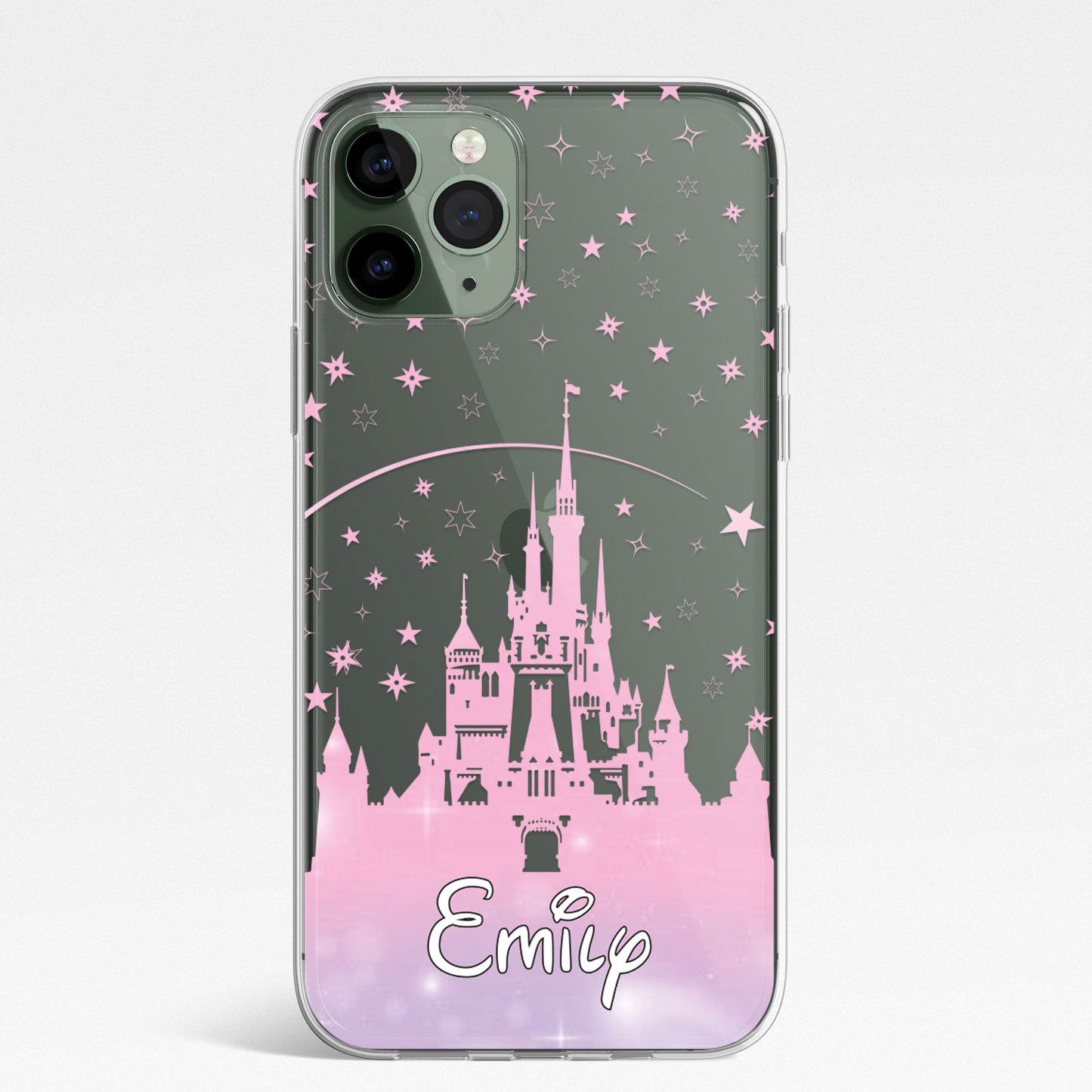 Personalised Cartoon Movie Style Art Castle CLEAR Phone Cover Case for iPhone