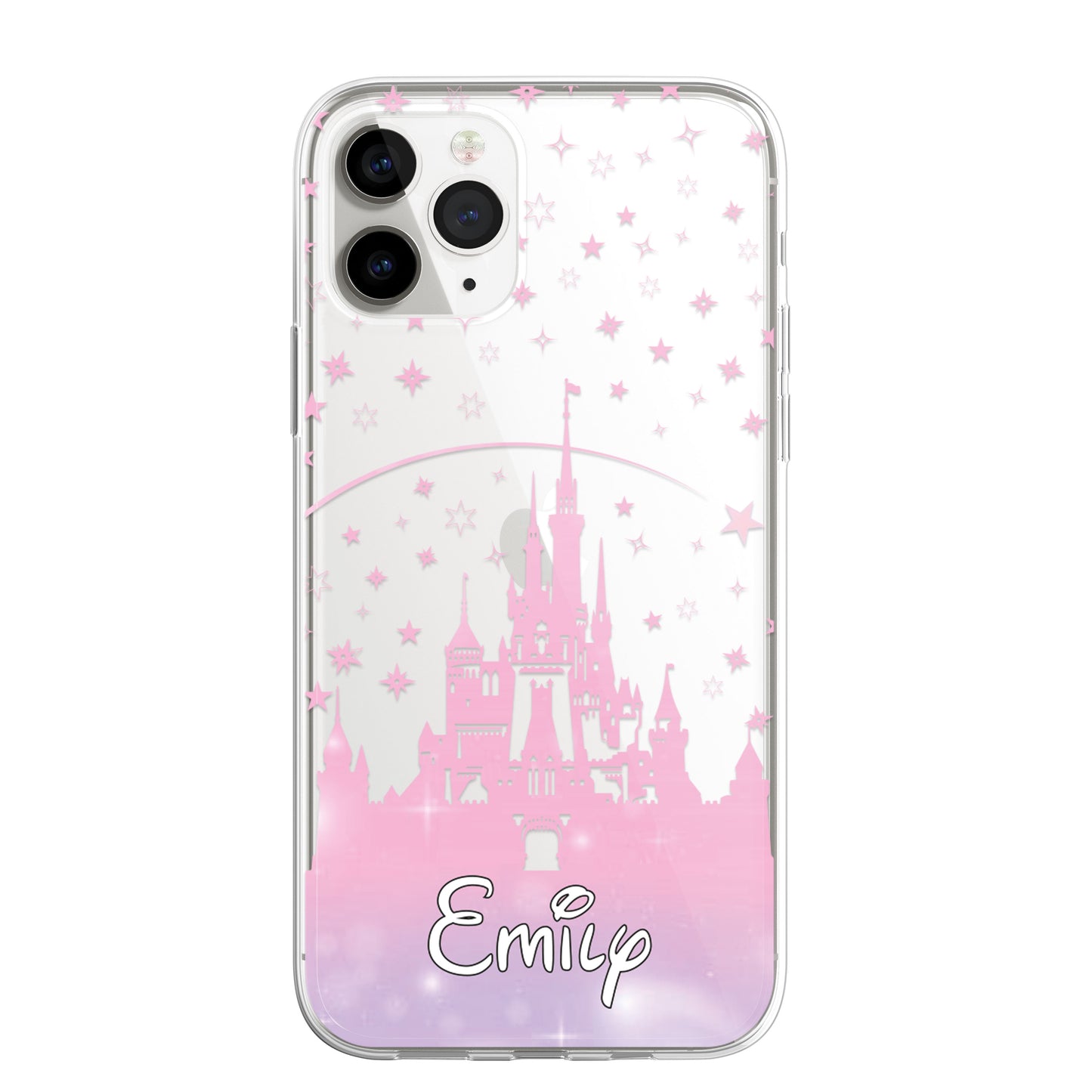 Personalised Cartoon Movie Style Art Castle CLEAR Phone Cover Case for iPhone