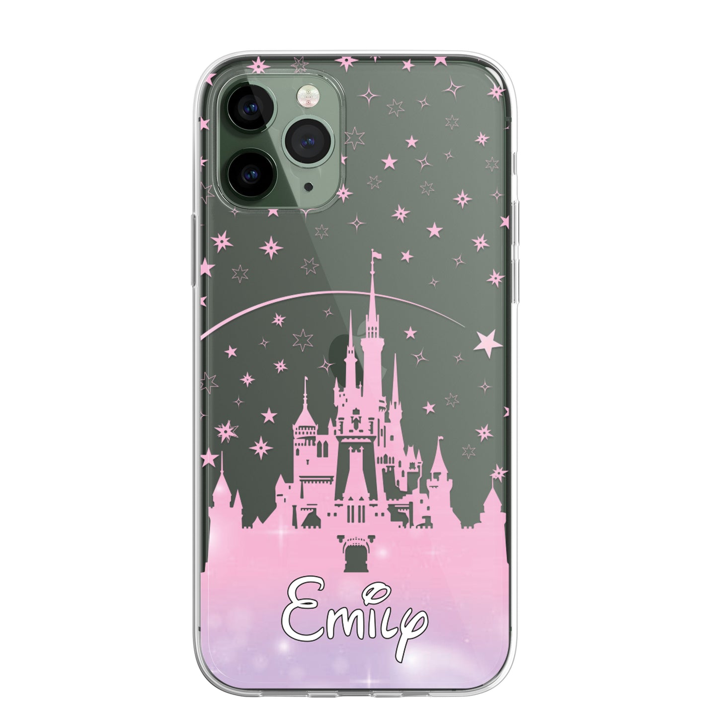 Personalised Cartoon Movie Style Art Castle CLEAR Phone Cover Case for iPhone