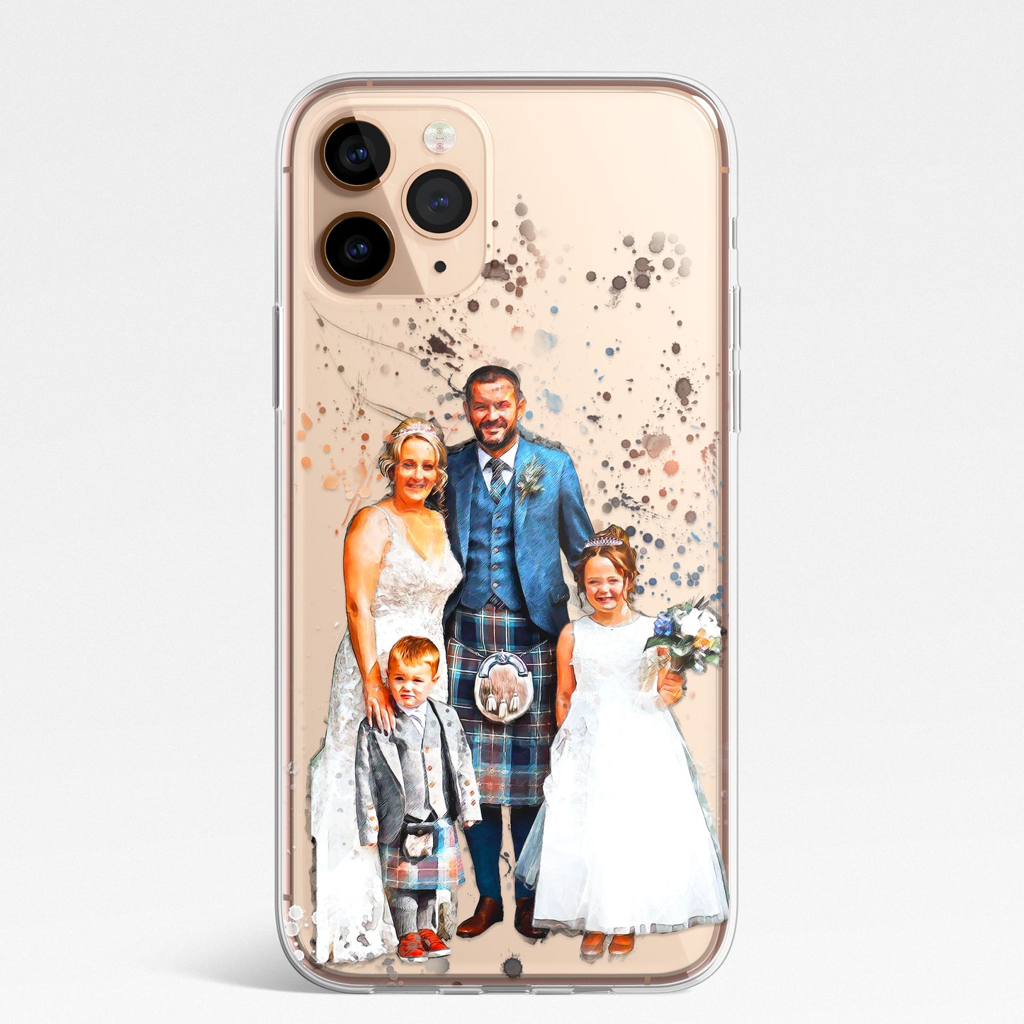 Personalised Custom Photo Portrait Phone Case Cover For iPhone 14 13 12 Samsung