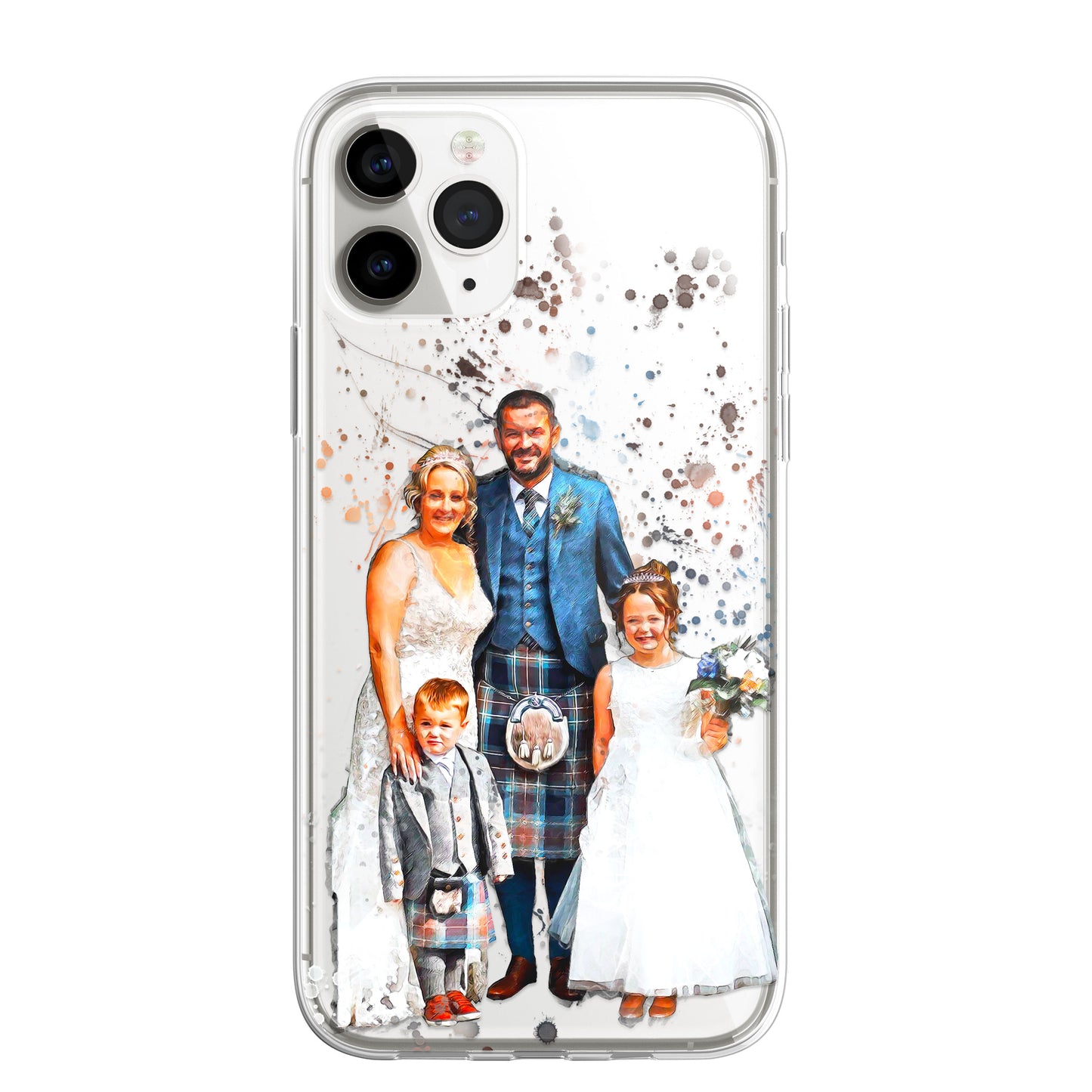 Personalised Custom Photo Portrait Phone Case Cover For iPhone 14 13 12 Samsung