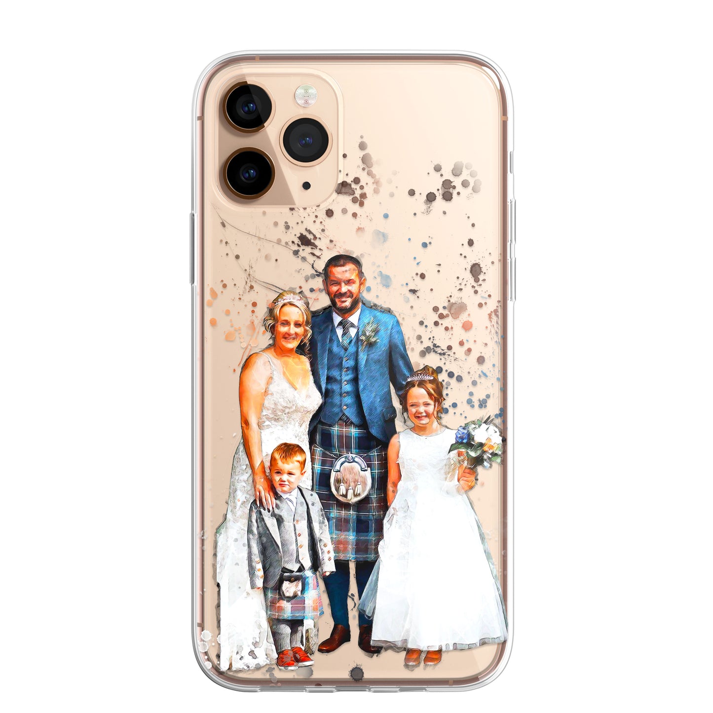 Personalised Custom Photo Portrait Phone Case Cover For iPhone 14 13 12 Samsung