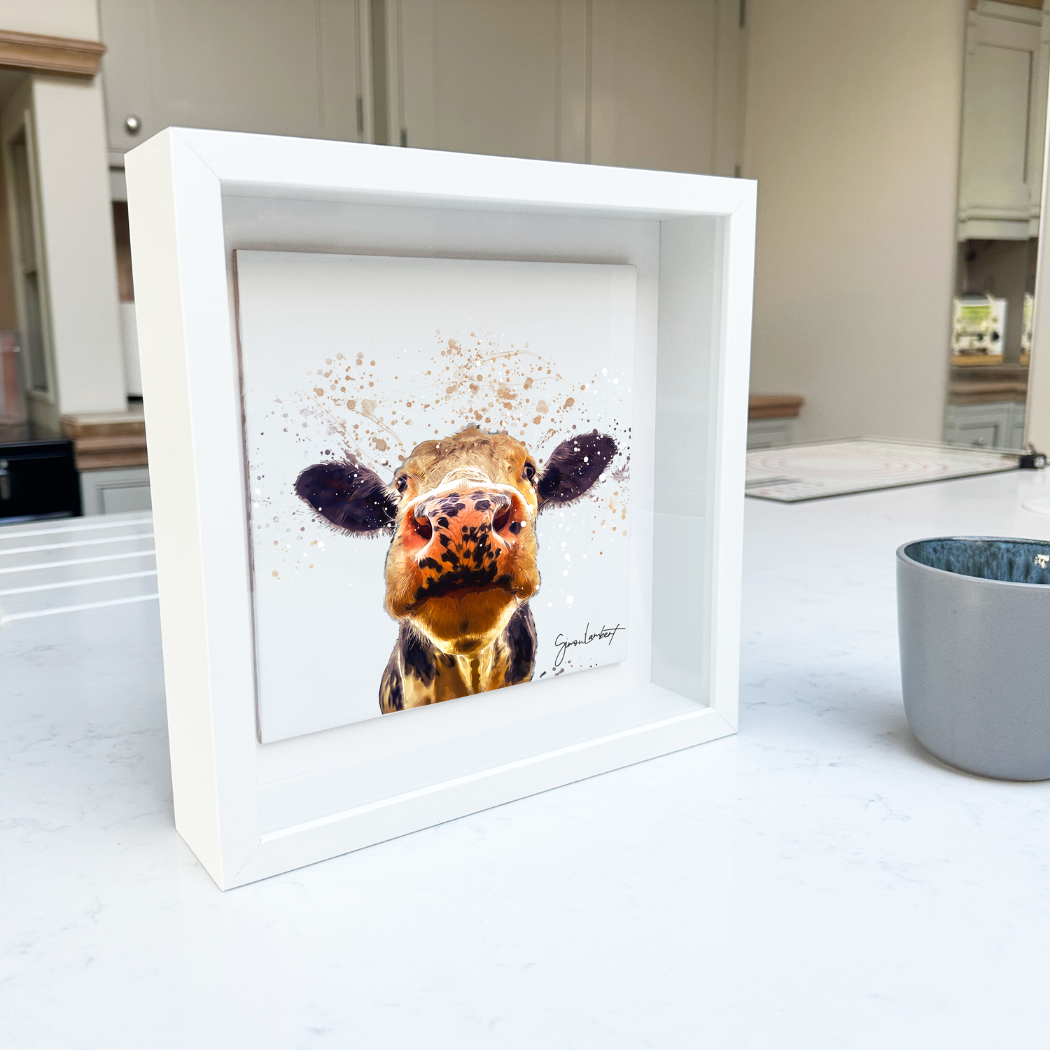 Wildlife Framed Ceramic Art