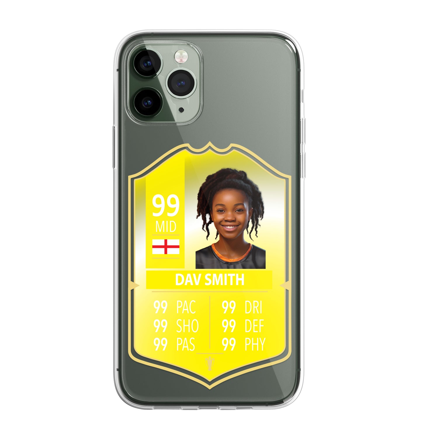 Personalised Phone Case Cover FIFA Card Style Football Gift TOTS Ultimate Team EA FC 24 Custom for iPhone 14 13 Pro Max Mini Plus