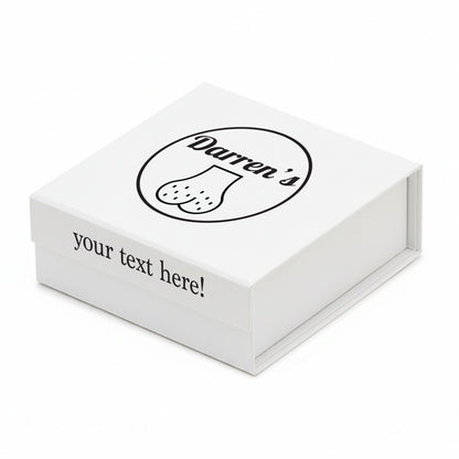 Personalised 9 Golf Ball Set in Customised Box - Joke Novelty "Custom Name's Balls!" with Branded Balls: Novelty Golfer's Gift, Father's Day, Birthday