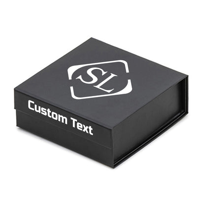 Personalised 9 Golf Ball Set in Customised Box - Your Own Monograms Initials with Branded Balls: Novelty Golfer's Gift, Father's Day, Birthday