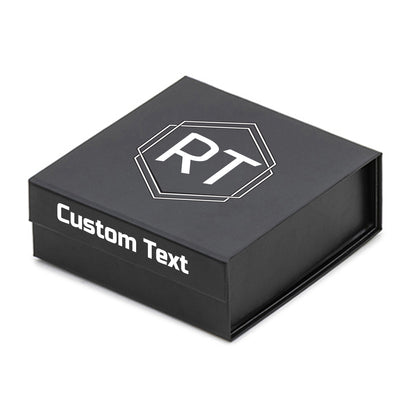 Personalised 9 Golf Ball Set in Customised Box - Your Own Monograms Initials with Branded Balls: Novelty Golfer's Gift, Father's Day, Birthday