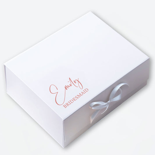 Personalised Keepsake Memory Box Customised - Wedding Favour, Birthday, Valentines, 18th, 21st