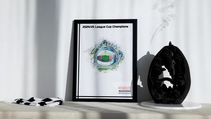 Brighton, 'American Express' Football Stadium Poster Artwork, Personalised Watercolour Art Print, Custom Aerial Layout - Framing options available ANY STADIUM Worldwide.