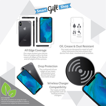 Daisy Mitchell @dibbuns Exclusive Ghosts Design Contemporary Artwork Phone Case CLEAR Silicone Phone Cover Case for iPhone 16 15 14 13 12 11