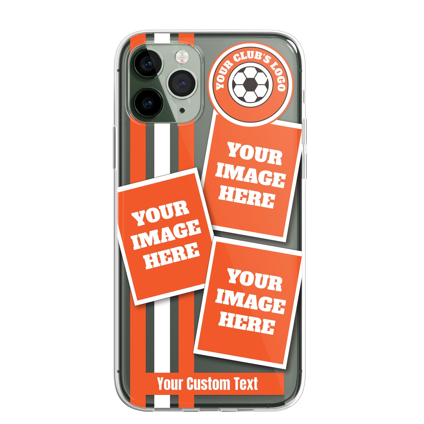 Personalised Football Phone Case Cover Custom for iPhone 14 13 Pro Max Mini Plus