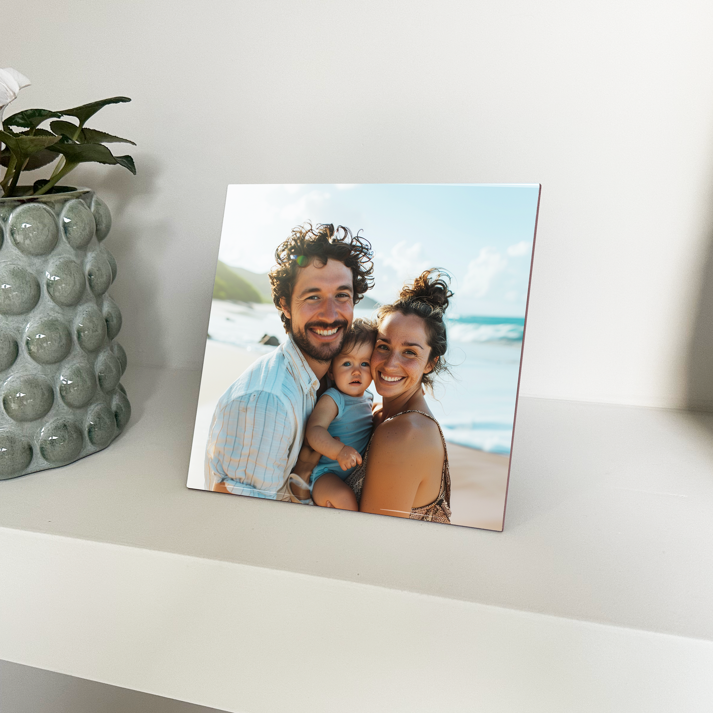 Personalised Custom Photo Print on Mounted Ceramic Tile