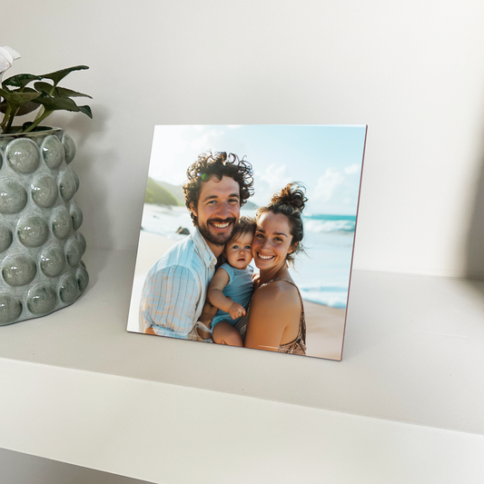 Personalised Custom Photo Print on Mounted Ceramic Tile