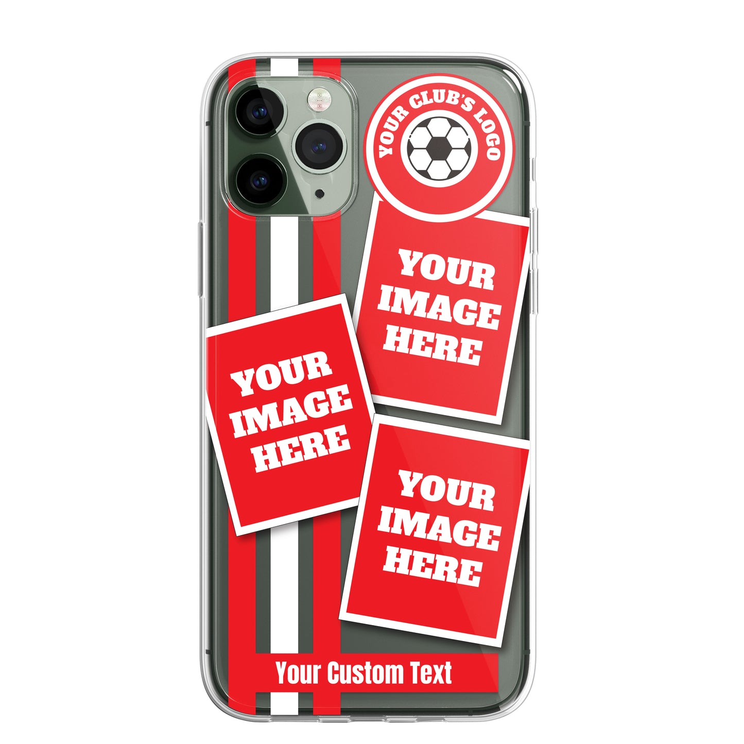 Personalised Football Phone Case Cover Custom for iPhone 14 13 Pro Max Mini Plus