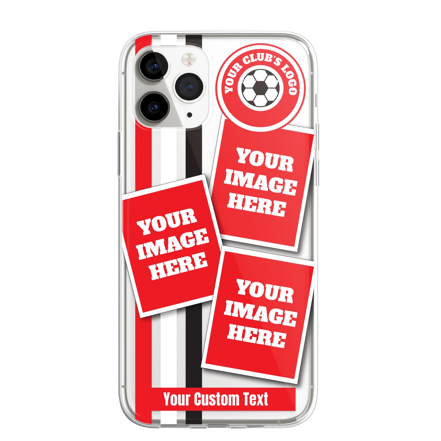 Personalised Football Phone Case Cover Custom for iPhone 14 13 Pro Max Mini Plus