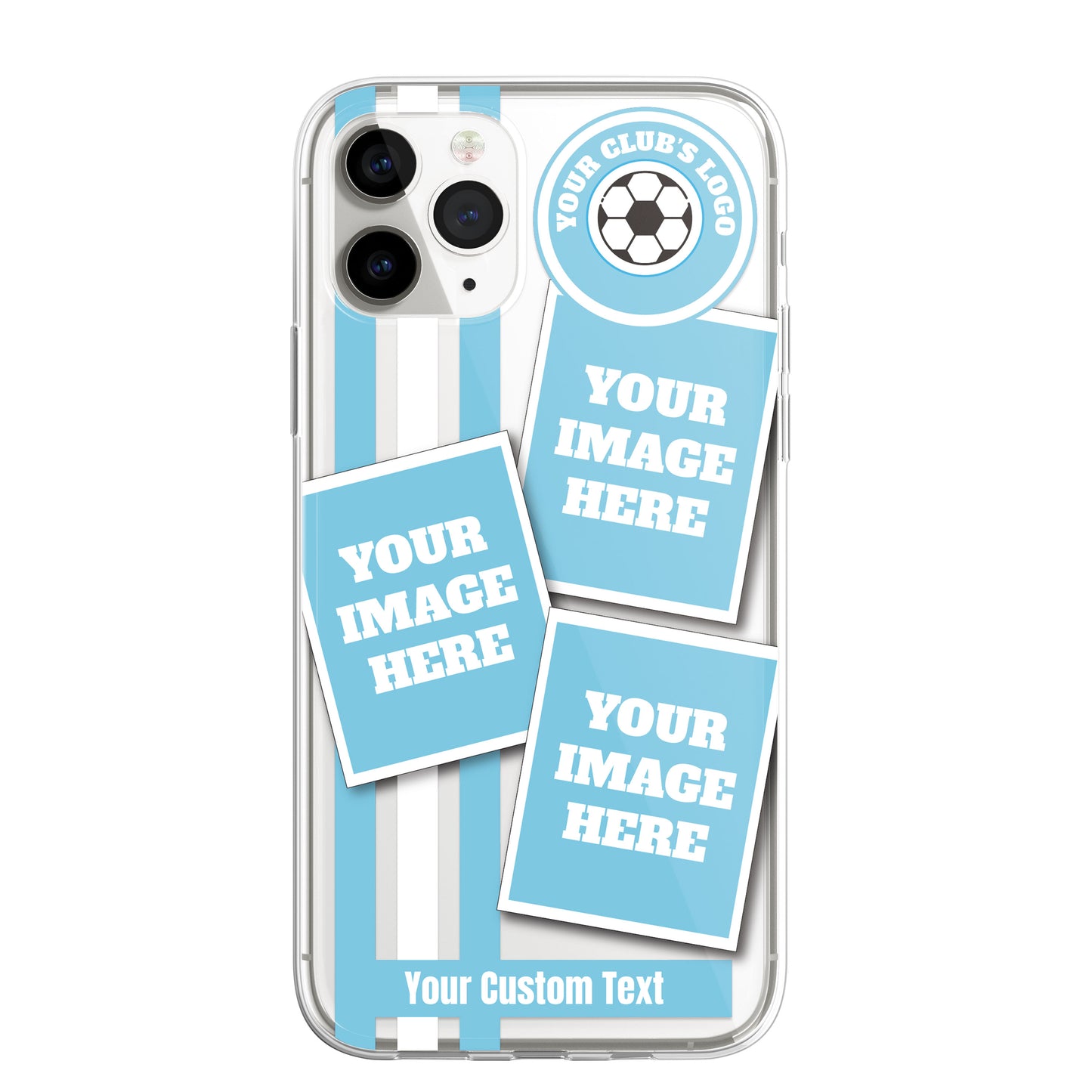 Personalised Football Phone Case Cover Custom for iPhone 14 13 Pro Max Mini Plus