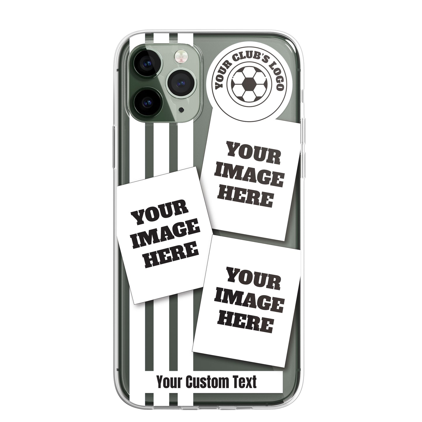 Personalised Football Phone Case Cover Custom for iPhone 14 13 Pro Max Mini Plus