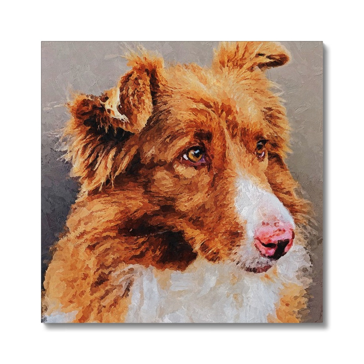 Dog Oil Palette Pint Canvas