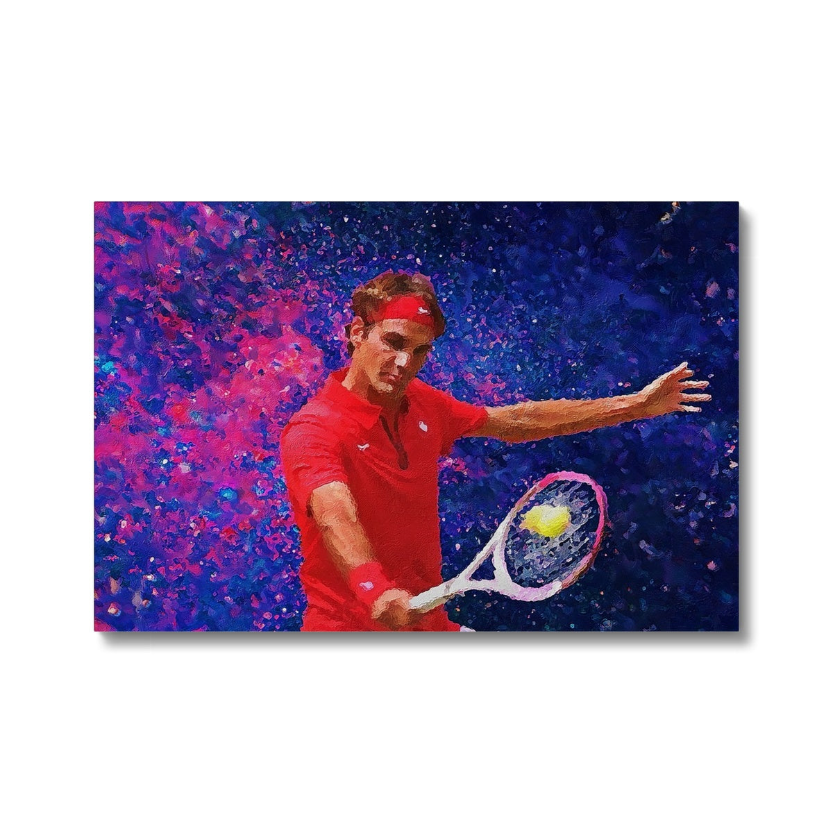 Roger Federer Oil Style Eco Canvas