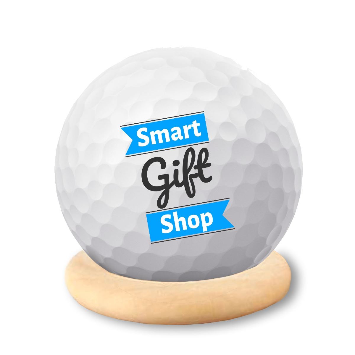 Personalised Golf Ball Grandad Father's Day Wedding Custom Text + Stand Option