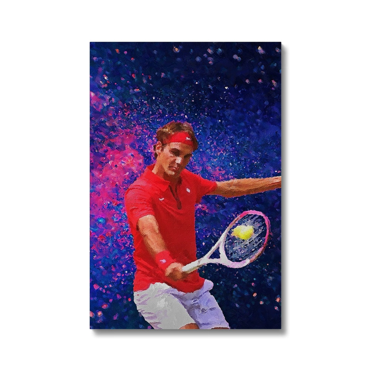 Roger Federer Oil Style Eco Canvas