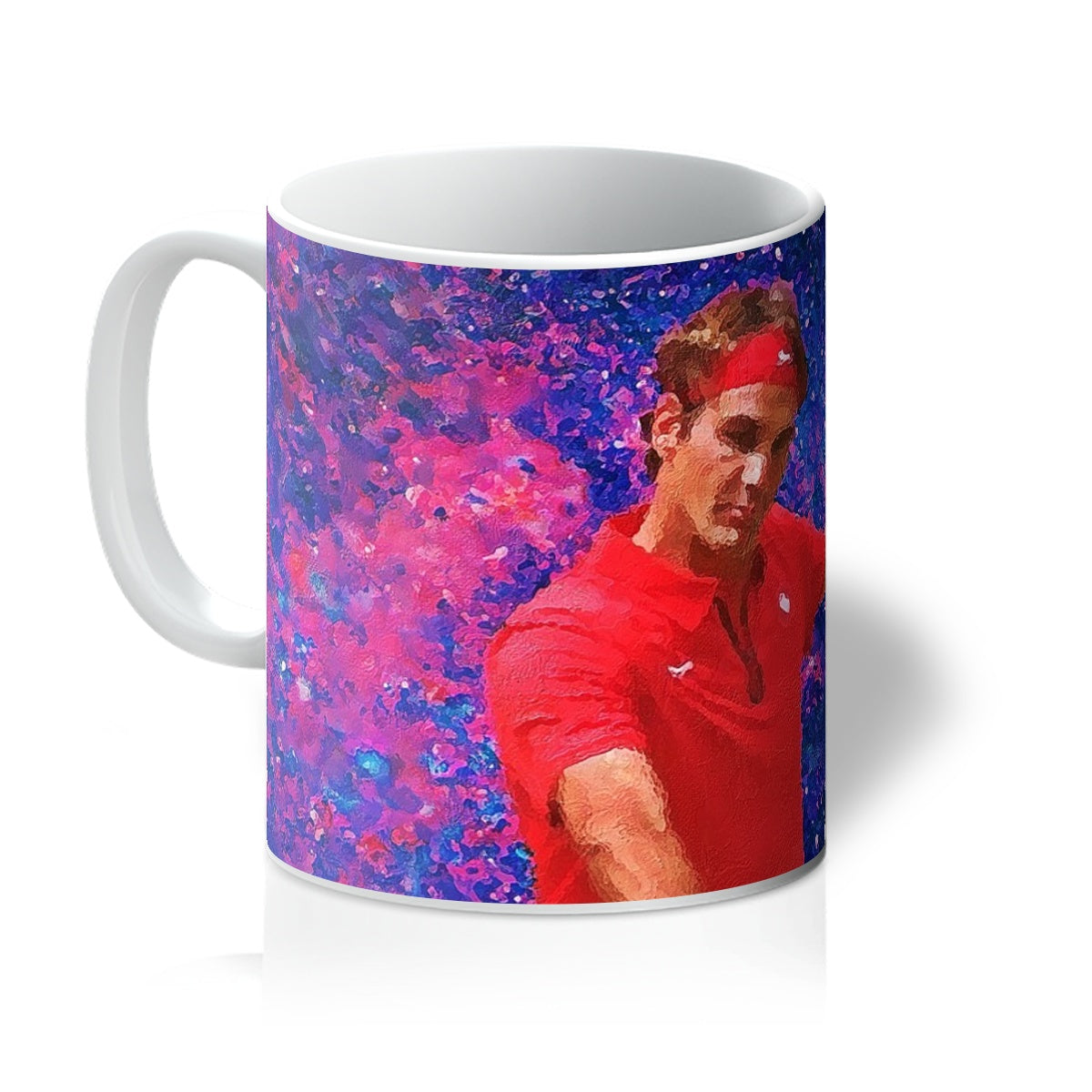 Roger Federer Oil Style Mug