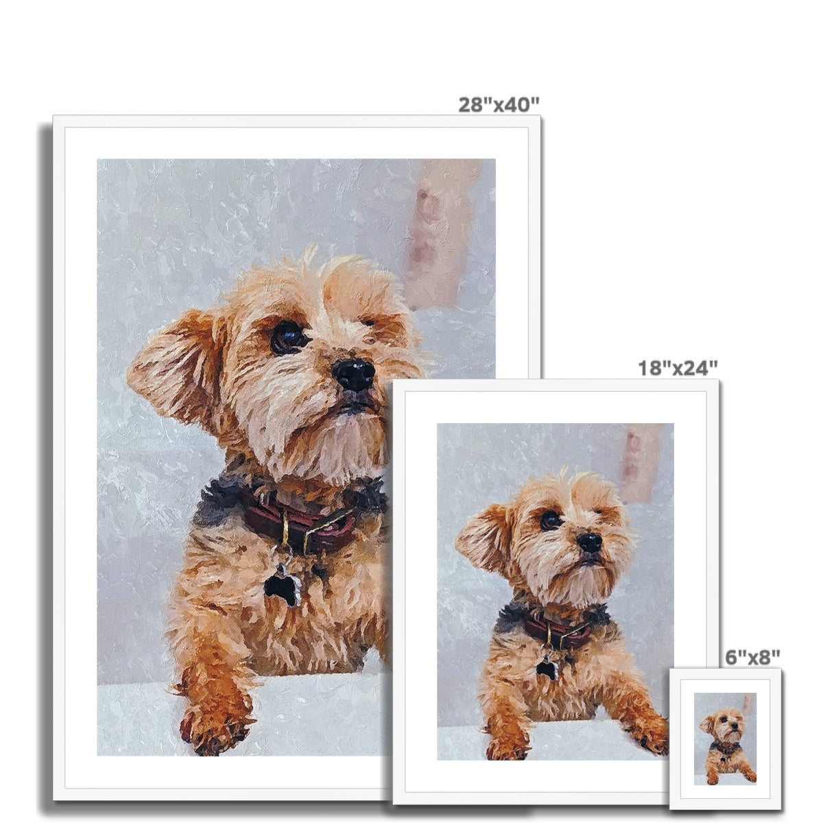 Terrier Framed & Mounted Print