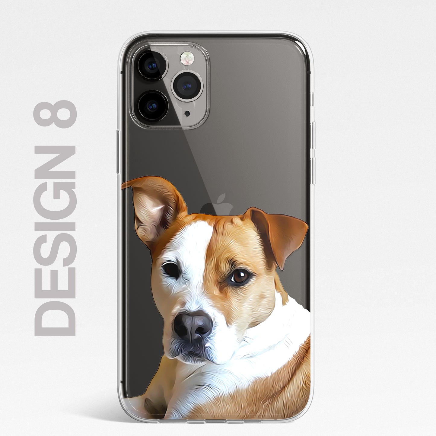 Staffy Staffordshire Terrier Pet Phone Case Brush CLEAR Phone Cover for iPhone