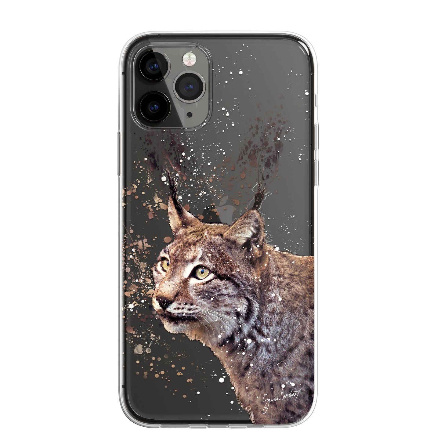 American Animals Phone Case Splatter Art CLEAR Cover Case for iPhone 14 13 12 +