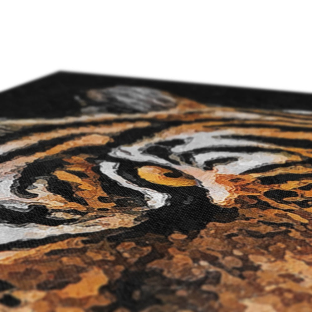 Tiger Oil Palette Print Canvas