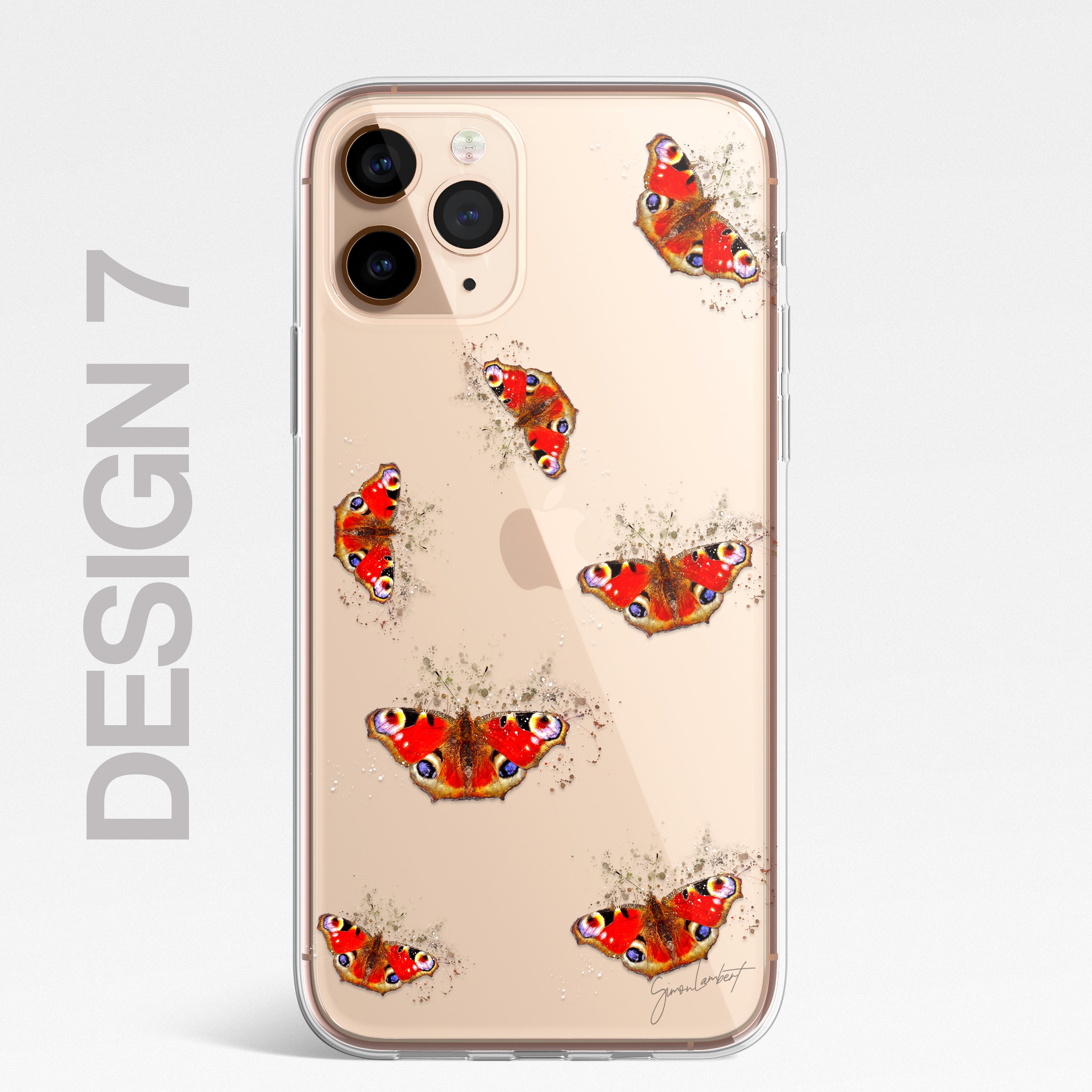 Insects Bumble Bee Case Splatter Art CLEAR Phone Cover Case for